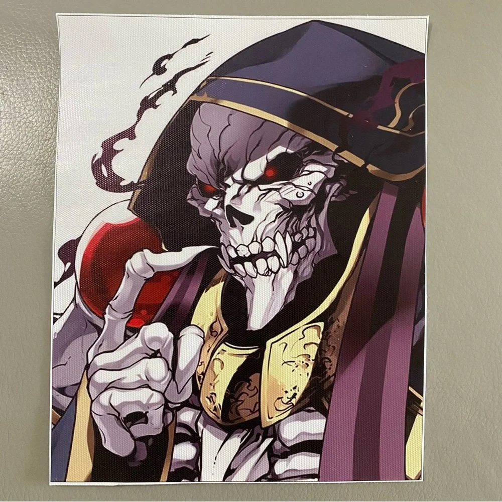 Overlord anime manga canvas Print Wall Art Home Décor 4 Pcs Unframed